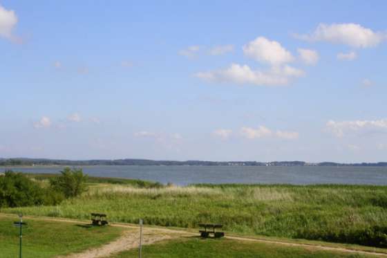 Blick auf das Achterwasser